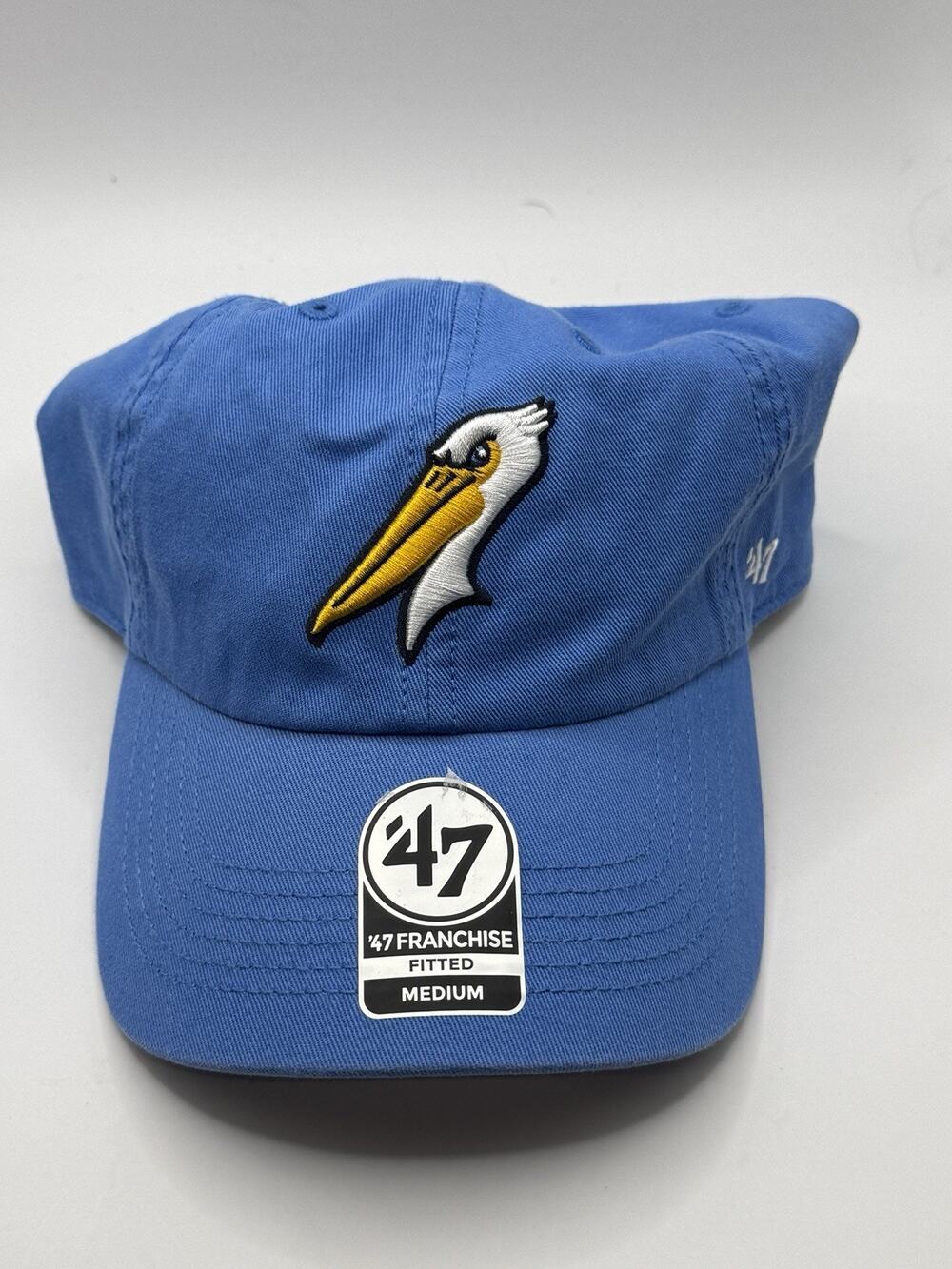 Myrtle Beach Pelicans 47 Brand Light Blue Cap Hat Sz Medium NWOT